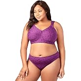 Elila Jacquard Full Coverage Full Support Softcup 1305 | Women's Plus Size
