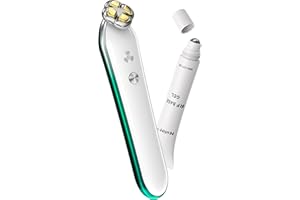 ALUSHEE RF Radio Frequency Eye Device | Under Eye Bags Treatment | Eye Bags | Eye Puffiness | Fine Line | Wrinkle Reducing | Anti Aging Device - 2 in 1 Professional RF Eye Skin Care Beauty Device