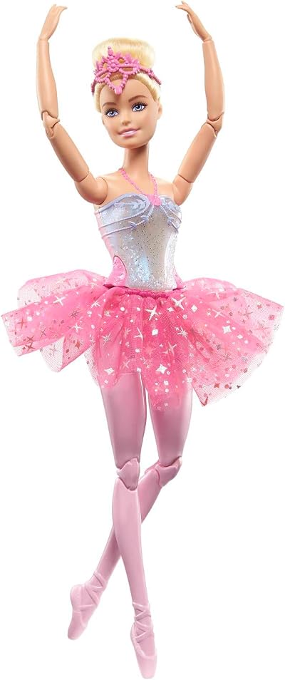 Barbie Dreamtopia Twinkle Lights Ballerina Doll Blonde Hair Light-Up Royal