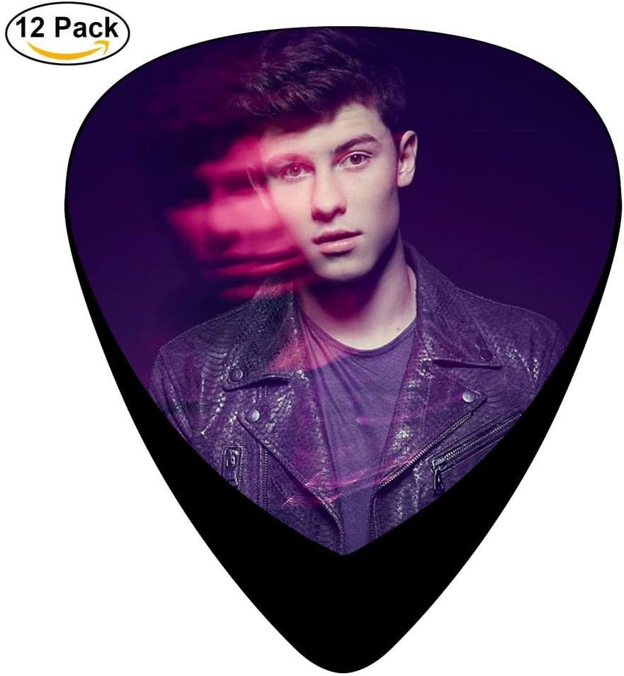 Cool Shawn Guitar Picks Personalized Fashion Celluloid Plectrums 12-Pack