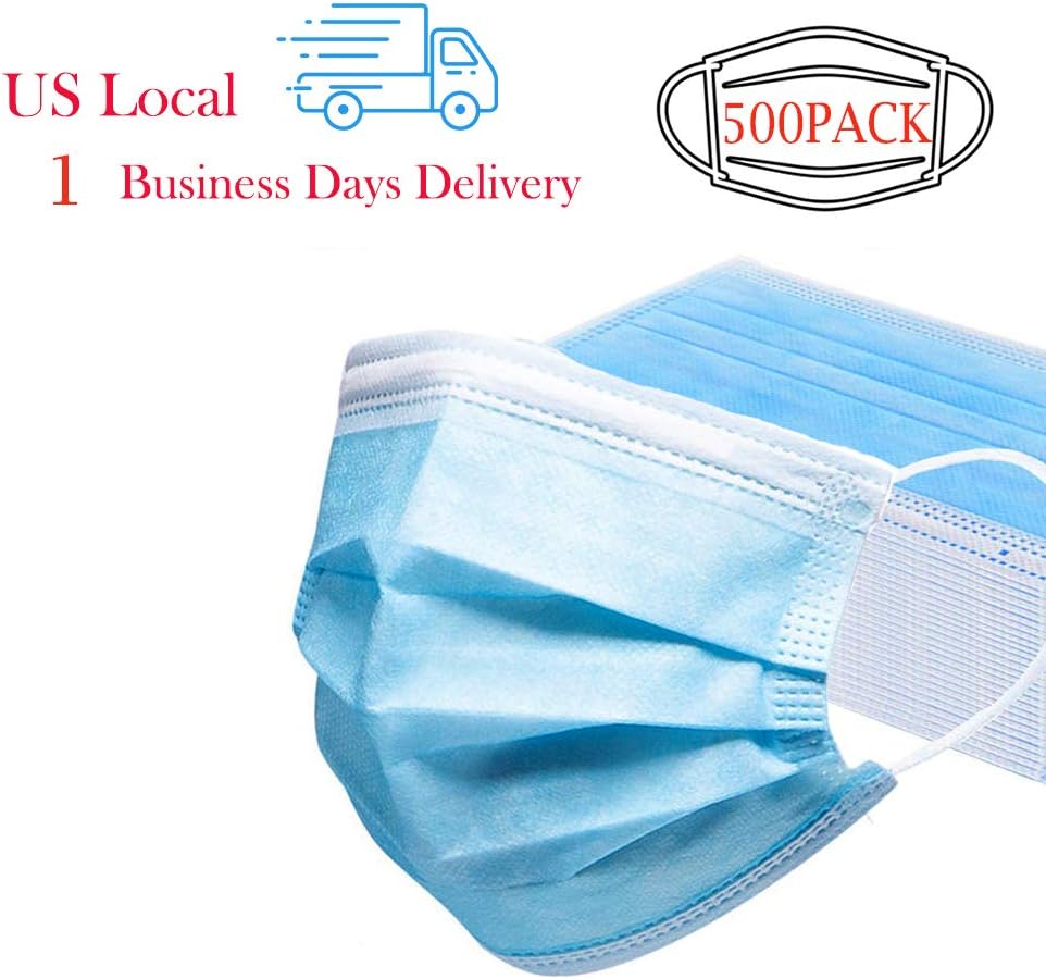 50 PCS 8210 9010 9110 Ear-Loop Breathable 3 Layers US Warehouse 4-8 Business Day Express Shipping US Local