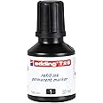 edding T 25 refill ink permanent marker - black -30 ml - with drop dispensing system, for quick refilling of almost all edding permanent markers