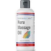 Nuru Massage Oil Body on Body Massage All Natural Relaxing Super Slippery for Sore Muscles, Dry Skin with Japanese Nori Seaweed Made in USA