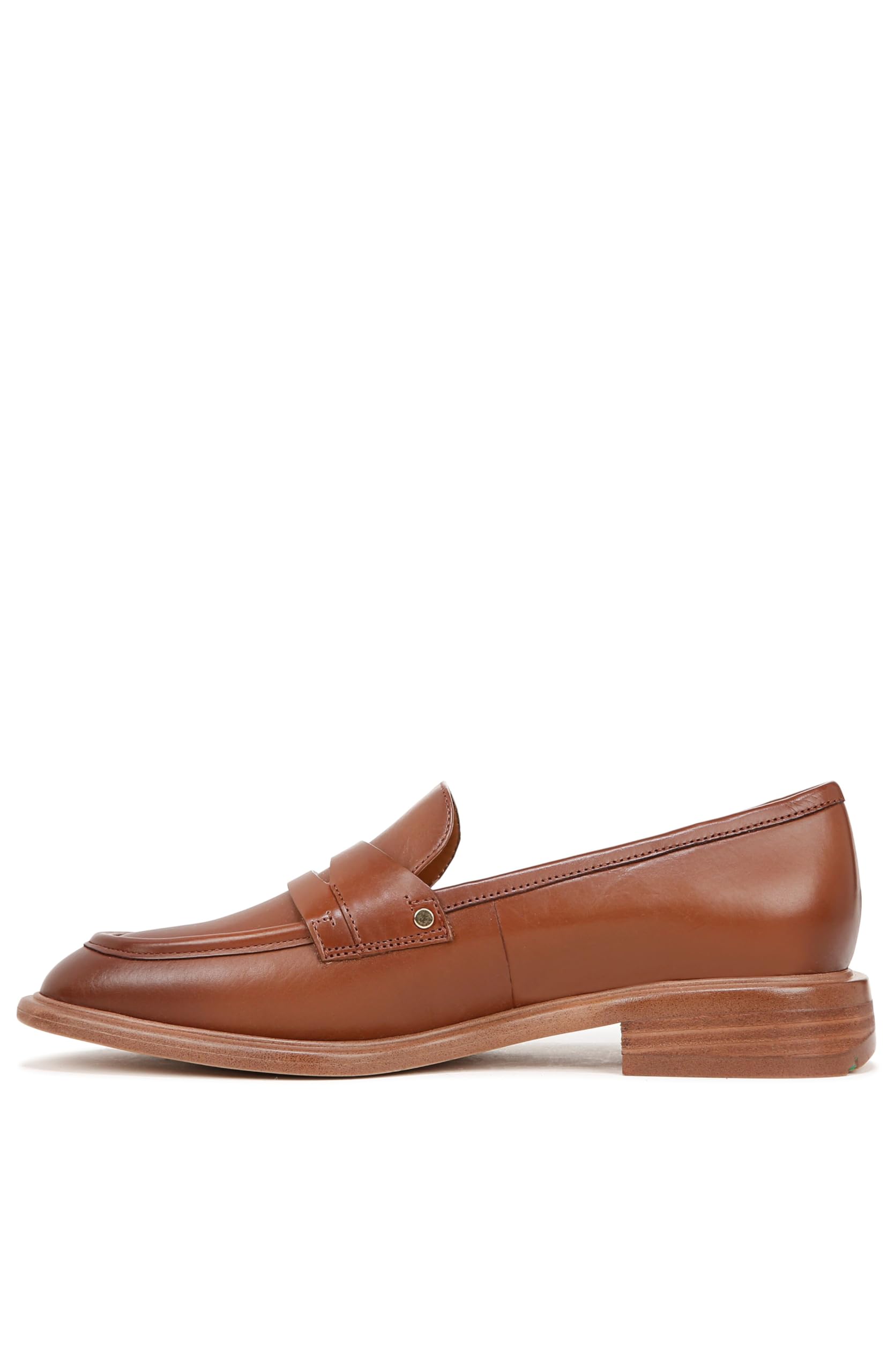 Franco Sarto Womens Edith Slip On Loafers Tobacco Brown Leather 11 W
