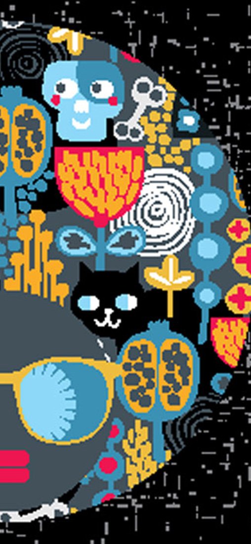 PeelitStickit Women Head Pattern Wallpaper, Wall Mural ID-027, vinyl