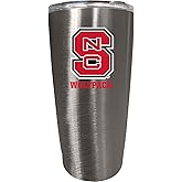 R and R Imports NC State Wolfpack 16 oz Insulated Stainless Steel Tumbler colorless Officially Licensed Collegiate Product