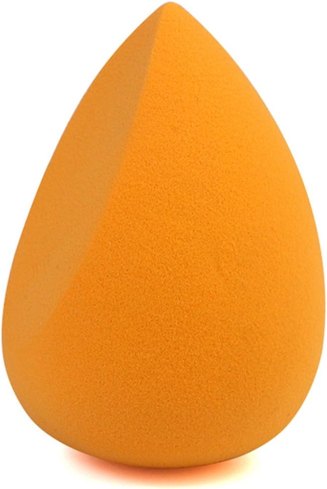 CAETLE Water Drop Cut edge Beauty Flawless Wedding Makeup Blender Comestic Sponge Puff new 02, Orange