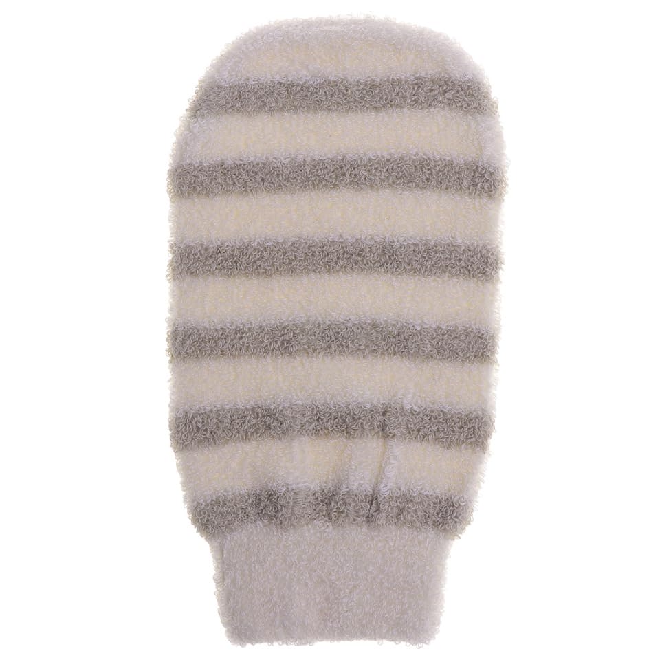 Beaupretty Bath Exfoliating Gloves Two-Sided Shower Scrubber Mitts for Gentle Dead Skin Removal and Pore Cleansing Sauna Use