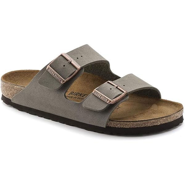 Amazon.com | Birkenstock Unisex Arizona Soft Footbed Sandal, Iron