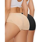 Zimi Collection Butt Lifter Panties Underwear for Women with Removable Pads Seamless Booty Pads Hip Enhancer Panty