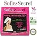 SofiesSecret Exfoliating Facial Cleansing Wipes, 100% Bamboo, Face + Body, 20 Count, One Side Exfoliating Bubbles, Other Side Embossed Honeycomb Texture, Cruelty Free & Vegan