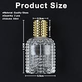 LOPHE Perfume Atomiser Refillable 50ml Twin Set Gold Silver Glass view 2