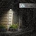 KBP Solar Fence Lights Outdoor Decorative Garden Lights Waterproof Wall Lights for Patio, Yard, Stairway (White)