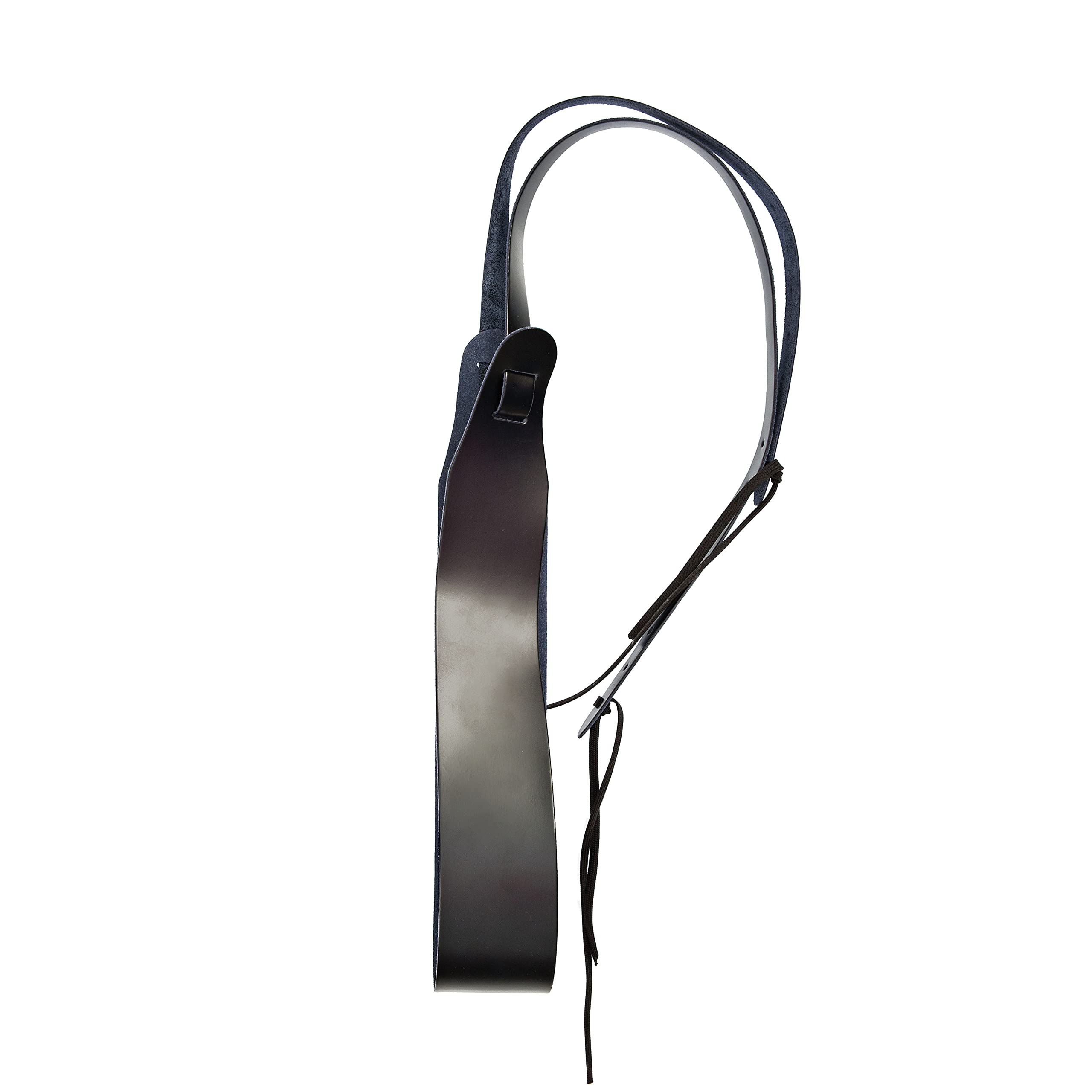 Photo 1 of D'Addario Accessories Leather Banjo Strap - Cradle Style - Strap for Banjo - Black, Standard, (25LBNJ00-DX)