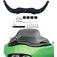 TCT-MT Windshield Windscreen Trim Kit for Harley Road Glide Models 2004-2013 Ultra FLTRU Custom FLTRX