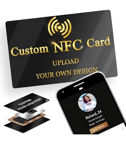 Custom Metal Digital Business Card Customizable NFC Digital Business ...