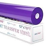 XSEINO Heat Transfer Vinyl Roll, 12" x 70FT PU HTV