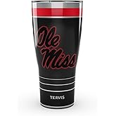 Tervis Traveler Ole Miss Rebels - Night Game Triple Insulated Tumbler Travel Cup Keeps Drinks Cold & Hot, 30oz, Stainless Steel