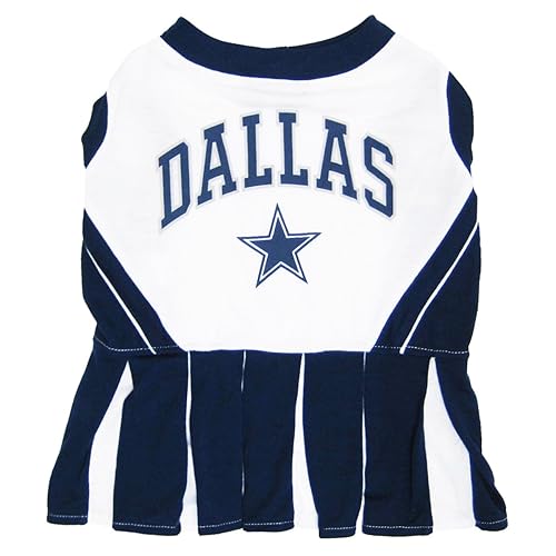 Pets First Dallas Cowboys NFL Cheerleader Dress For Dogs - Size X-Small