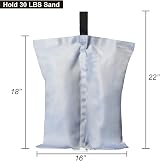 ABCCANOPY 4 Pack Gazebo Weight Bags Heavy Duty 1680D Waterproof Gray view 2