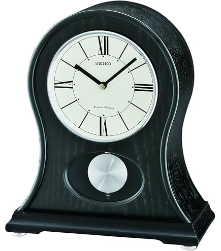 Amazon.com: SEIKO QXW250KLH 18 Melodies Musical Mantel Clock, 11.2