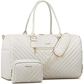 LOVEVOOK Travel Duffle Bag, Weekender Bag for Women with Toiletry Bag, Carry on Overnight Bag with Shoe Compartment, Gym Duffel Bag with Wet Pocket, Mommy Hospital Bags for Labor and Delivery