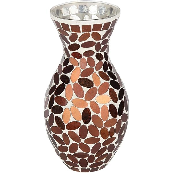 Amazon Com Galashield Flower Vase For Decor Mosaic Ceramic Vase 11 8 Tall Home Kitchen