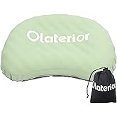 Olaterior Ultralight Inflatable Camping Travel Pillow, Compact Portable Backpacking Pillow, Ergonomic Blow Up Camp Pillows for Beach, Camping, Hiking, Backpacking & Airplane Travel