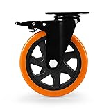 Caster Wheel, Heavy Duty 6 Inch Caster, Locking