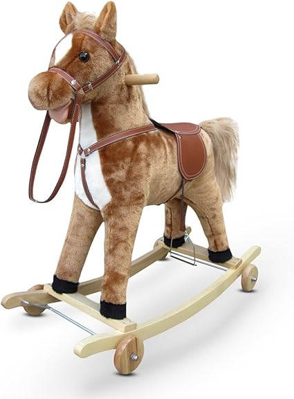 cheval a bascule avec roulettes