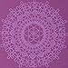 Gaiam Yoga Mat Classic Print Non Slip Exercise & Fitness Mat for All Types of Yoga, Pilates & Floor Workouts, Purple Medallion, 4mmthumb 1