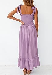 ZESICA Women's 2024 Summer Boho Spaghetti Strap