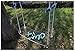 CLEARYUP Outdoor Swing Set Tree Stand Skateboard Swing Sets for Backyard Outdoor Ride On Toys for Teens, Outdoor Toys for for Boys 10 and Up Outdoor Stand Up Swing Board Water Resistance Unbreakable