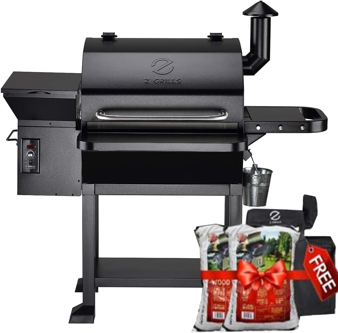 Z GRILLS Wood Pellet Grill and Smoker 10002B True 8in1