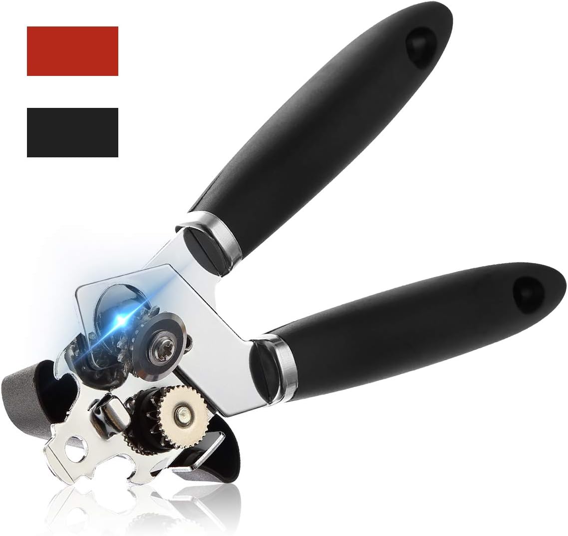 Wanbasion Black Kitchen Can Openers Manual Stainless Steel, Tin Opener