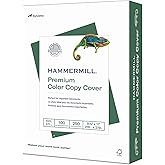 Hammermill Premium Color Copy Cover 100lb Cardstock, 8.5 x 11, 1 Pack, 250 Sheets, Made in USA, Sourced From American Family 