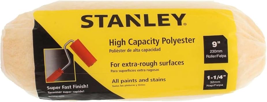 Stanley Rcst01899 Polyester Roller Cover 9 Inch X 1 1 4 Inch Amazon Com