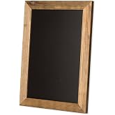 Ilyapa Framed Kitchen Chalkboard Sign, 12x16 Inch - Rustic Brown, Wall | Rustic Hanging Wood Frame, For Kitchen D&eacute;cor or Notes, Mounted Design, Chalk Surface Included