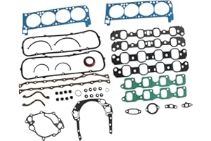 Partsflow Full Engine Gasket Set for Ford Truck Car V8 351C 351M 400 1970-1982 F400-8 Full Premium Gasket Set for ’70-’74 351C, '75-'81 351M, and '71-'82 400S 5.8L 6.6L Engines OE#260-1014