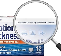 HealthA2Z® Motion Sickness Relief | Dimenhydrinate