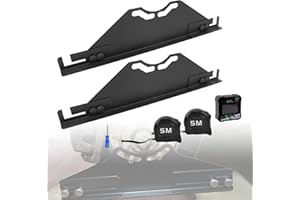 RULLINE Toe Alignment Tool Kit with Plates, 2 Tape Measures & Digital Angle Finder – Accurate Wheel Alignment for Cars, Truck