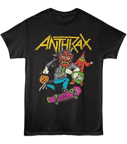 Amazon.com: Anthrax Not Adult Black Short Sleeve T Shirt Death