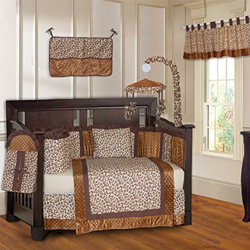 Babyfad Leopard Print 10 Piece Baby Crib Bedding Set Desertcart