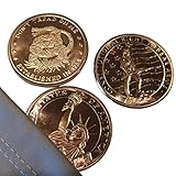The Second Amendment Commemorative Coin Collection by Vx Investments. 3 2nd Amendment Challenge Coins in A Vx Investments Pouch Made from 1 Ounce of Pure .999 Copper