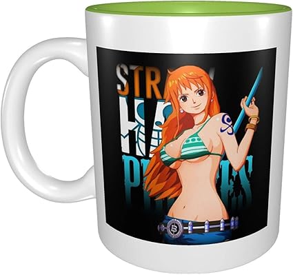 Amazon Nami ナミワンピース 磁器カップ コーヒーカップ コップ カップ セラミックマグ クラシックマグ アニメマグ 色付きの内壁 セラミック食器 他の人に贈り物として贈るのも良い選択です 5665 ホーム キッチン
