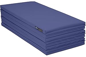 Z Athletic Folding Panel Mats for Gymnastics, Martial Arts, Tumbling (4ft x 12ft x 2in)