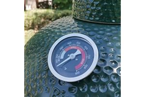 DOLAMOTY Upgrade Replacement Thermometer for Big Green Egg Grill with 3.3" Large Dial,Temperature Gauge for Big Green Egg Accessories 150-900°F with Waterproof and No-Fog Glass Lens