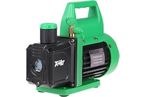 PB MOTOR TECH BMT PB Motor Tech 4.5CFM 1/3HP Vacuum Pump-110V Rotary Vane Air Pump for AC, Refrigerant Recharging, Resin Degassing, and More. Oil Not Included