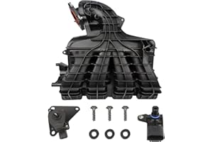 MITZONE Intake Manifold w/Runner Control Valve & Air Pressure Sensor Compatible with 2007-2017 Dodge Journey Avenger/Jeep Compass Patriot/Chrysler Sebring 1.8L 2.0L 2.4L Part 4884495AK 4884495AH