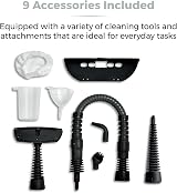 Tower T134000PL THS10 Corded Handheld Steam Cleaner 1050W Platinum view 5